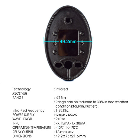 Barrera Perimetral Cableada SB-IB001 001