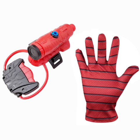 Pistola de agua lanza telarañas con guantes Pistola De Agua Lanza Telarañas Con Guantes