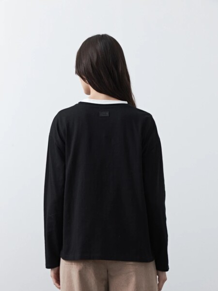 T-SHIRT D.CASSIN ZACK NEGRO