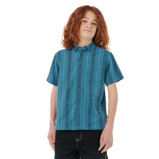 Camisa Rip Curl Raw Energy Stripe - Niño Camisa Rip Curl Raw Energy Stripe - Niño