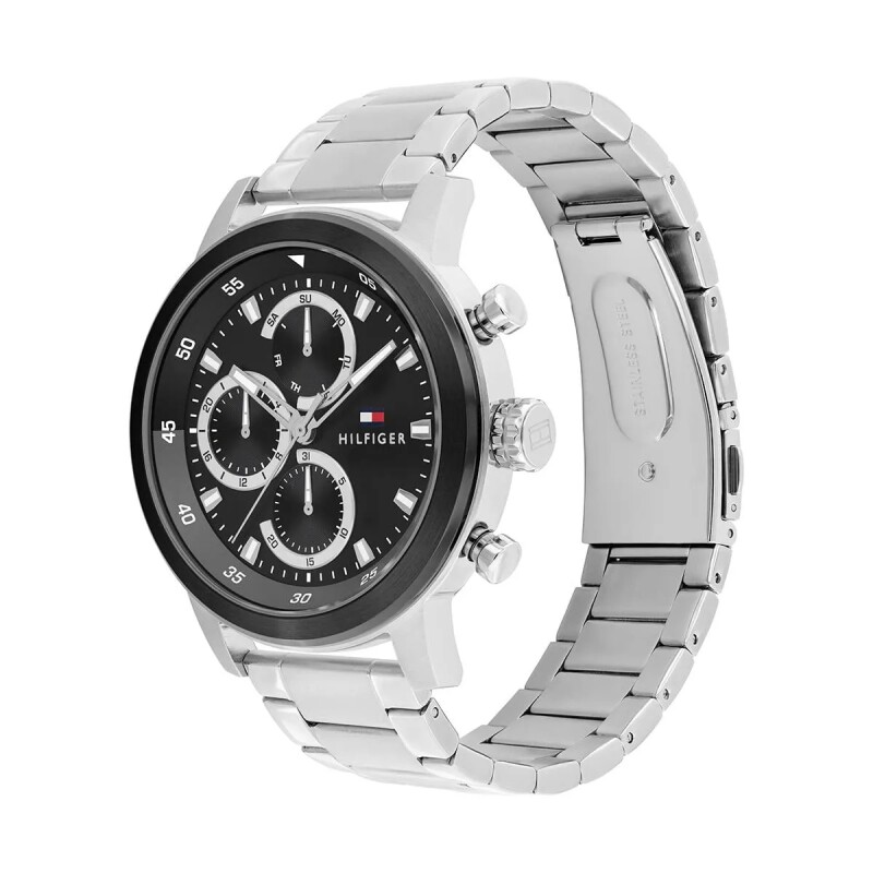 Reloj Tommy Hilfiger 1792181 para Hombre de Acero Negro