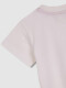 Camiseta Estampado Surf Life Blanco