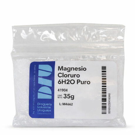 Cloruro De Magnesio Diu 35grs Cloruro De Magnesio Diu 35grs
