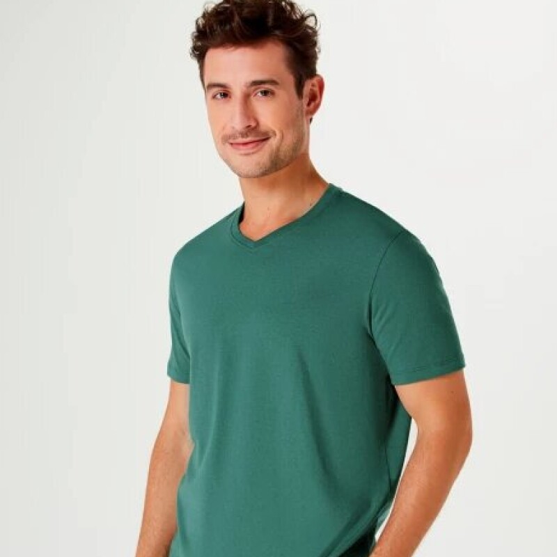 Camiseta Manga Corta Verde