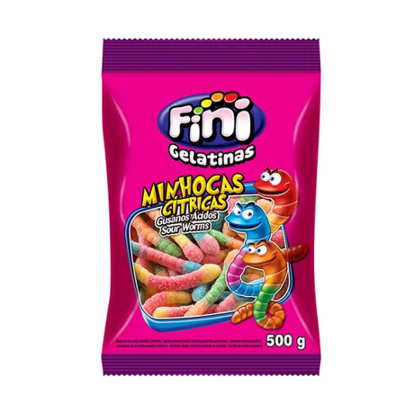 Gomitas FINI Gusanos Ácidos 500g Gomitas FINI Gusanos Ácidos 500g