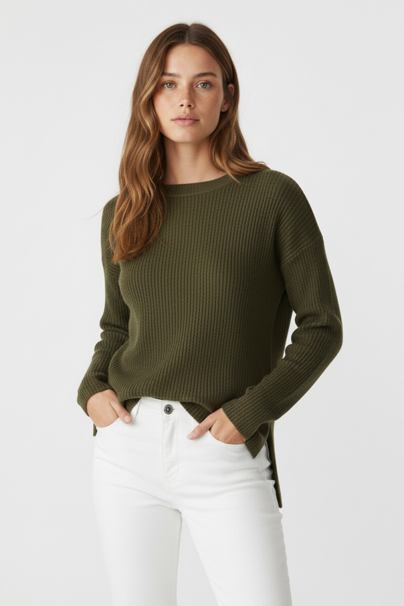 Sweater Alpino - Verde Oliva Oscuro 