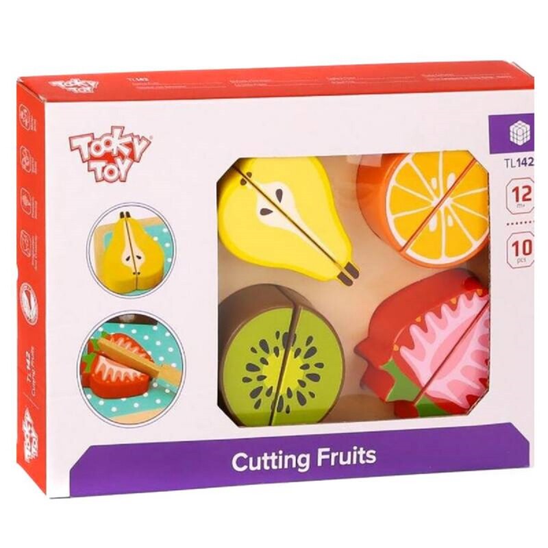 Cutting fruits 10 pzs Tooky Toy Cutting fruits 10 pzs Tooky Toy