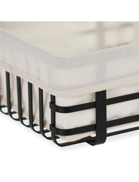 PANERA DE ACERO NEGRO. 28X28X12.5CM PANERA DE ACERO NEGRO. 28X28X12.5CM