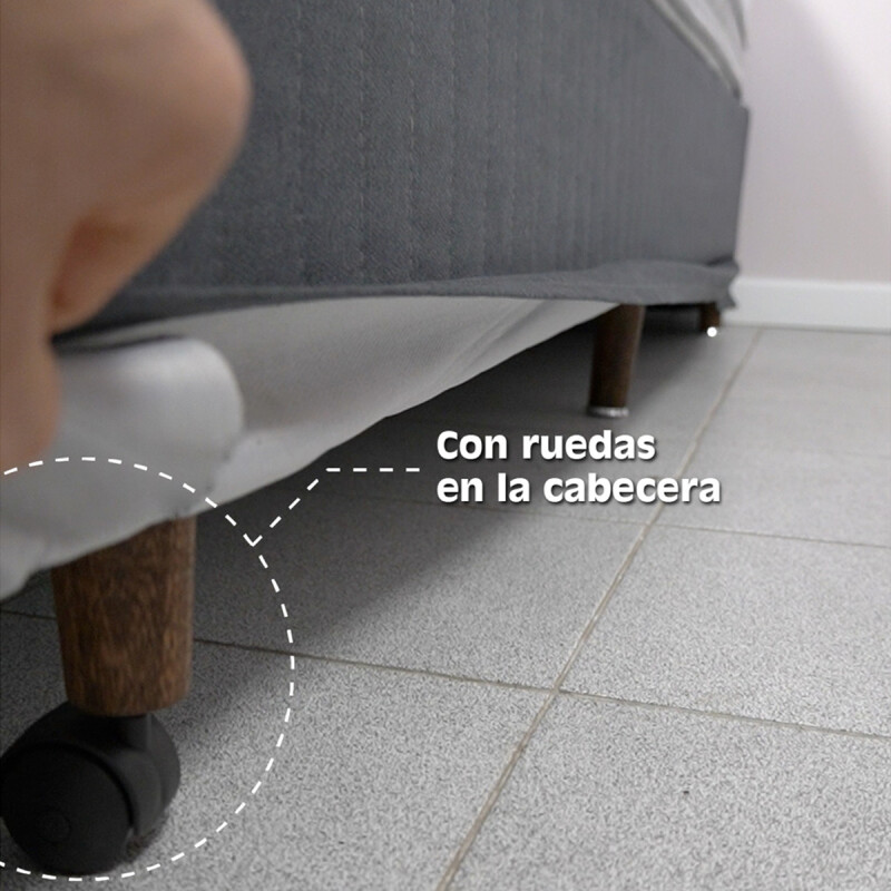 Conjunto Sommier Petra Cordoba Extra King Doble Lada Resortes 1.93x2.03x0.70 150Kg Conjunto Sommier Petra Cordoba Extra King Doble Lada Resortes 1.93x2.03x0.70 150kg