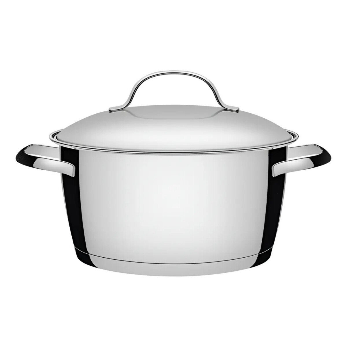 Olla con tapa y asas Tramontina Allegra Inox 24cm 5.67 Lt 