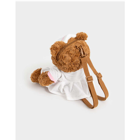 Mochila Infantil Osito Marron Camel