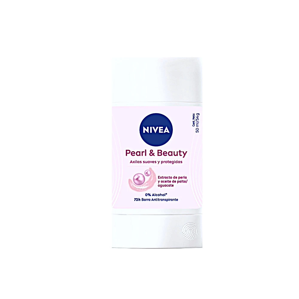 NIVEA DEO BARRA PEARL & BEAUTY FEM 50ML