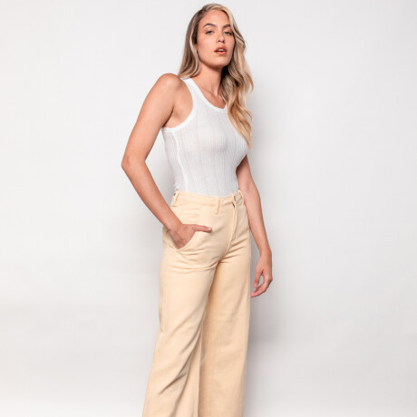 PANTALON SELENA AMARILLO PASTEL