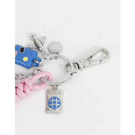 Llavero Y Charm Multidijes Travel Combinacion Multicolor