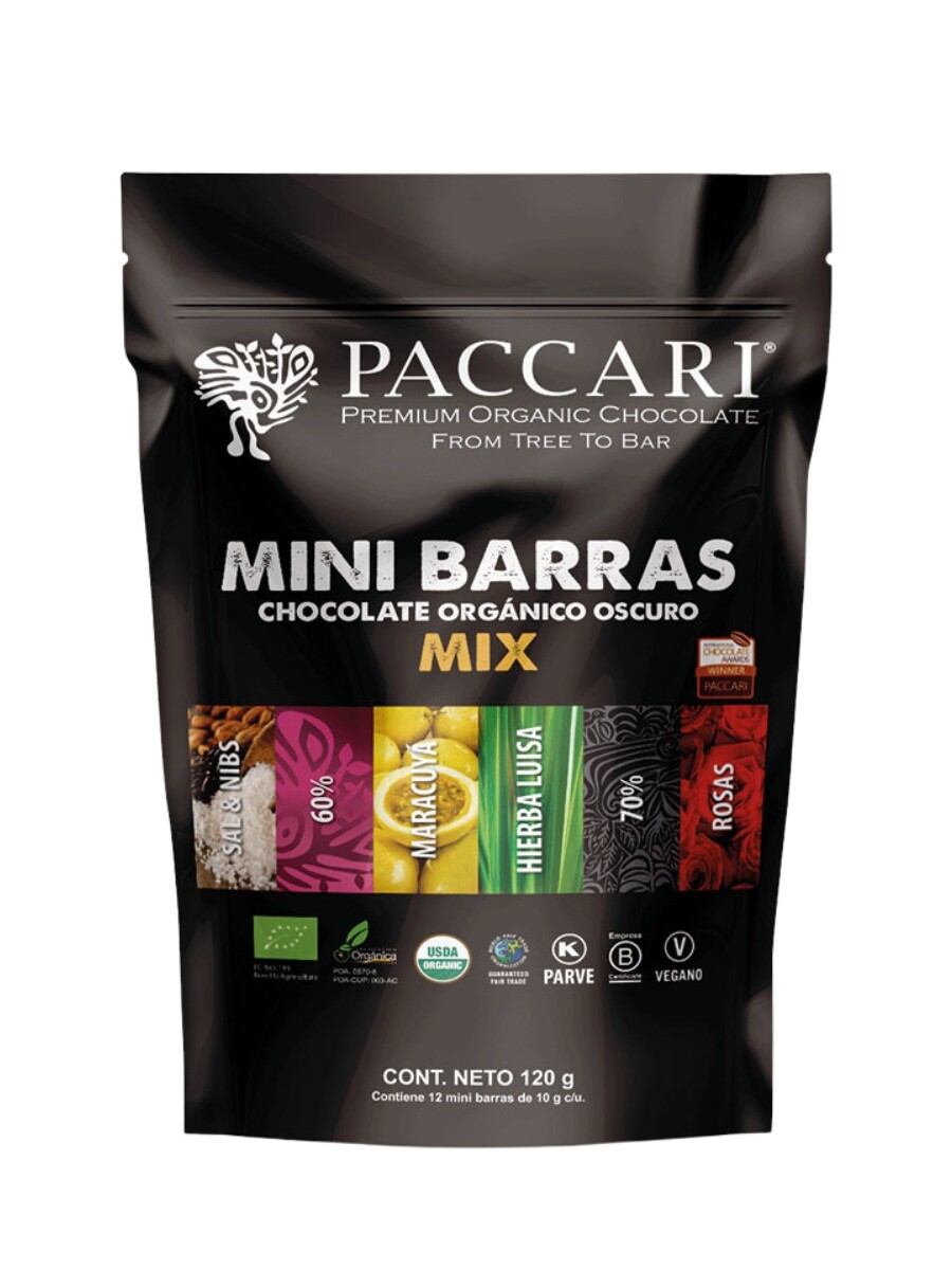 MIX CHOCOLATE MINI BARRAS 120g 