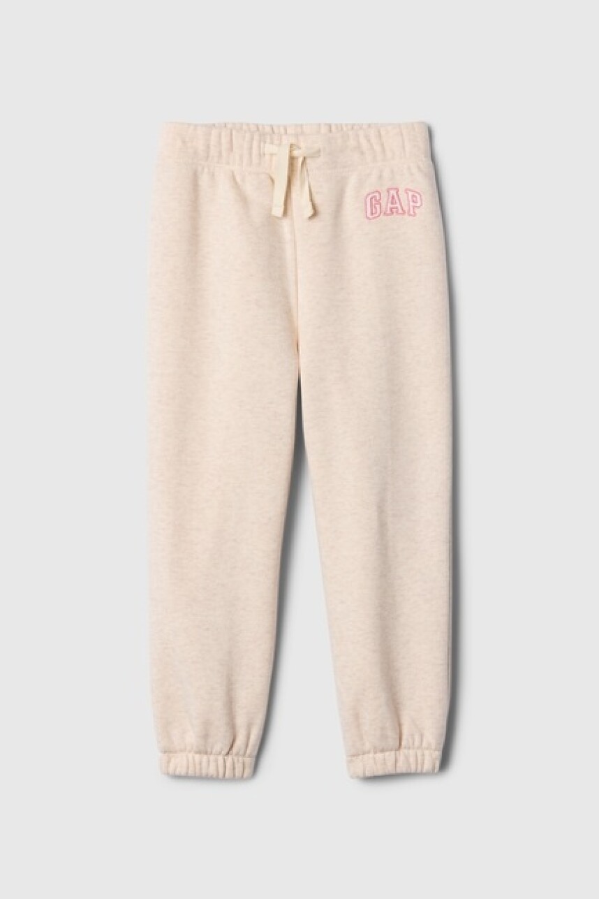 Pantalòn Deportivo Logo Gap Toddler Niña Oatmeal Heather