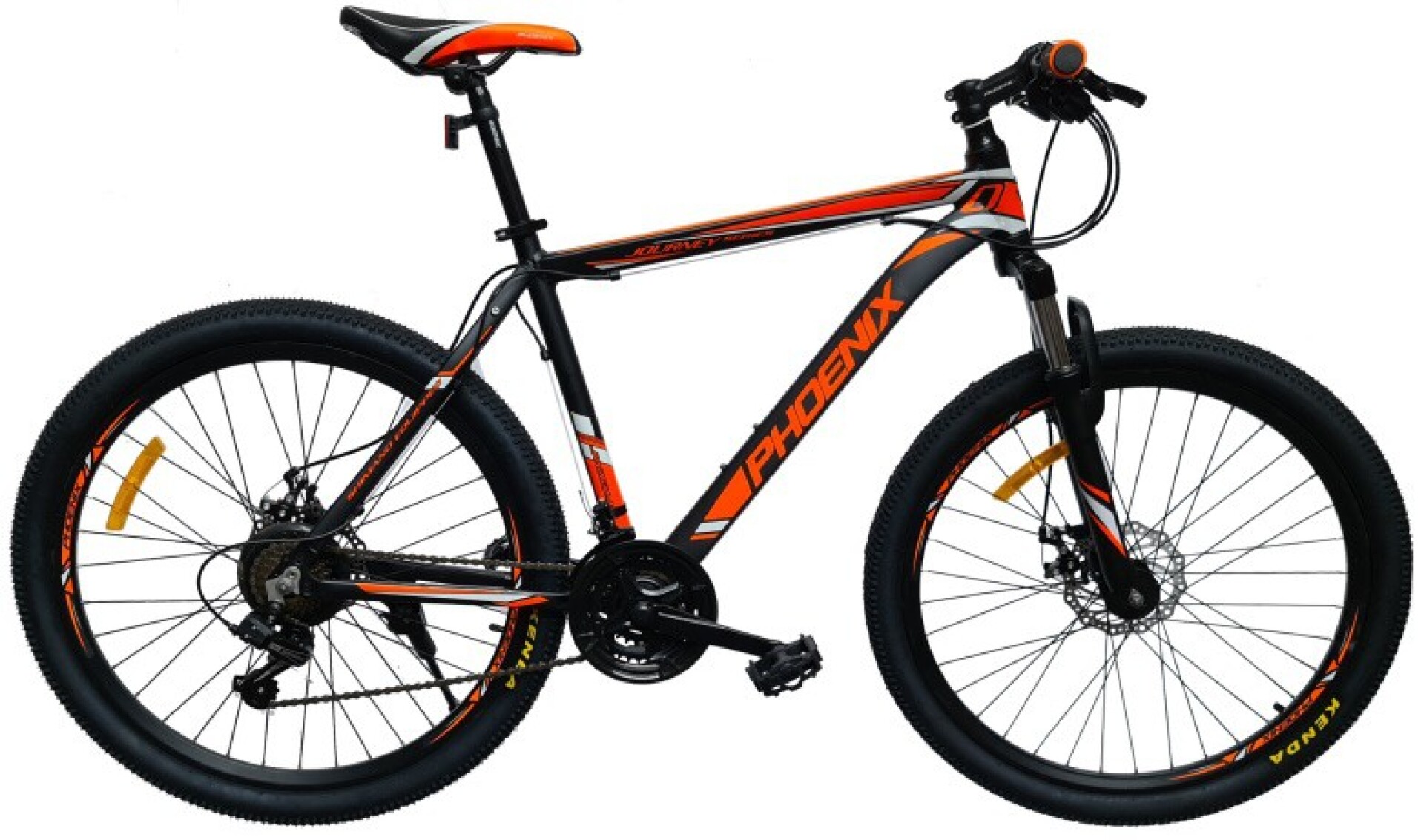 Bicicleta Phoenix Journey Rod.26 T.L negro/naranja 
