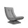 Sillón Reclinable 1 Cuerpo Giratorio 360º Nobby Gris