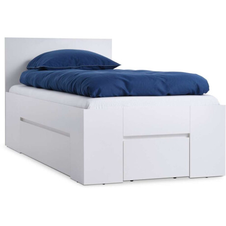 Estructura Cama Limfjorden 90X200 3 Cajones Blanco