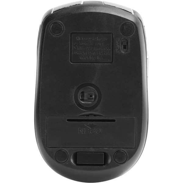 Mouse Inalambrico Goldtech Dpi Usb Ergonomico Portatil Atrix Variante Color Gris