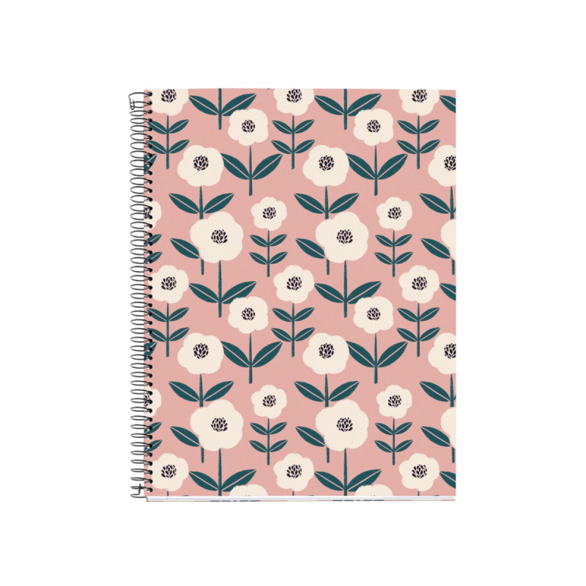Cuaderno A4 Rayado - MiquelRius - Pink Floral 