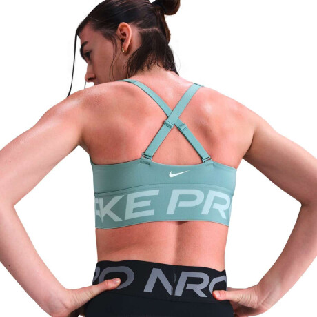 Top Nike Pro Indy Plunge Medium-Support Padded de Mujer Multicolor