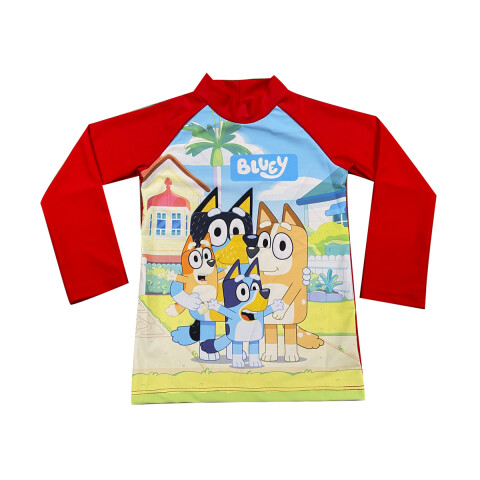 Remera UV Malla Infantil Bluey Varios Talles U