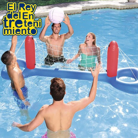 Set Volley Bestway Inflable P/ Piscina Red + Pelota! Set Volley Bestway Inflable P/ Piscina Red + Pelota!