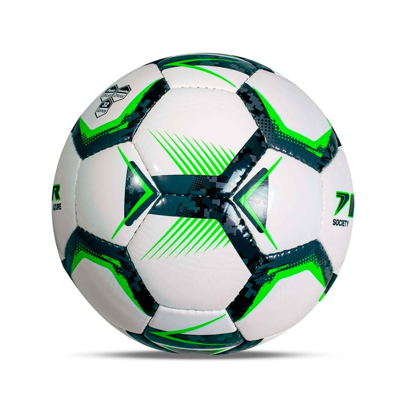 Pelota Fútbol Poker Society Verde Oscuro-verde Fluo