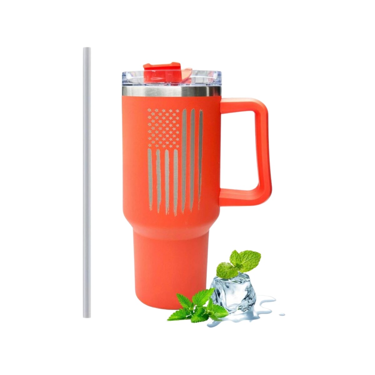 Vaso térmico tipo quencher USA - Naranja 