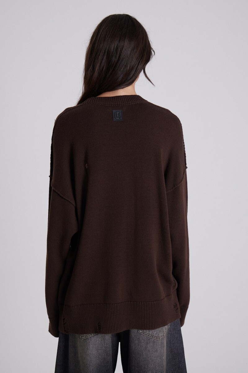 SWEATER ATOKA Marron
