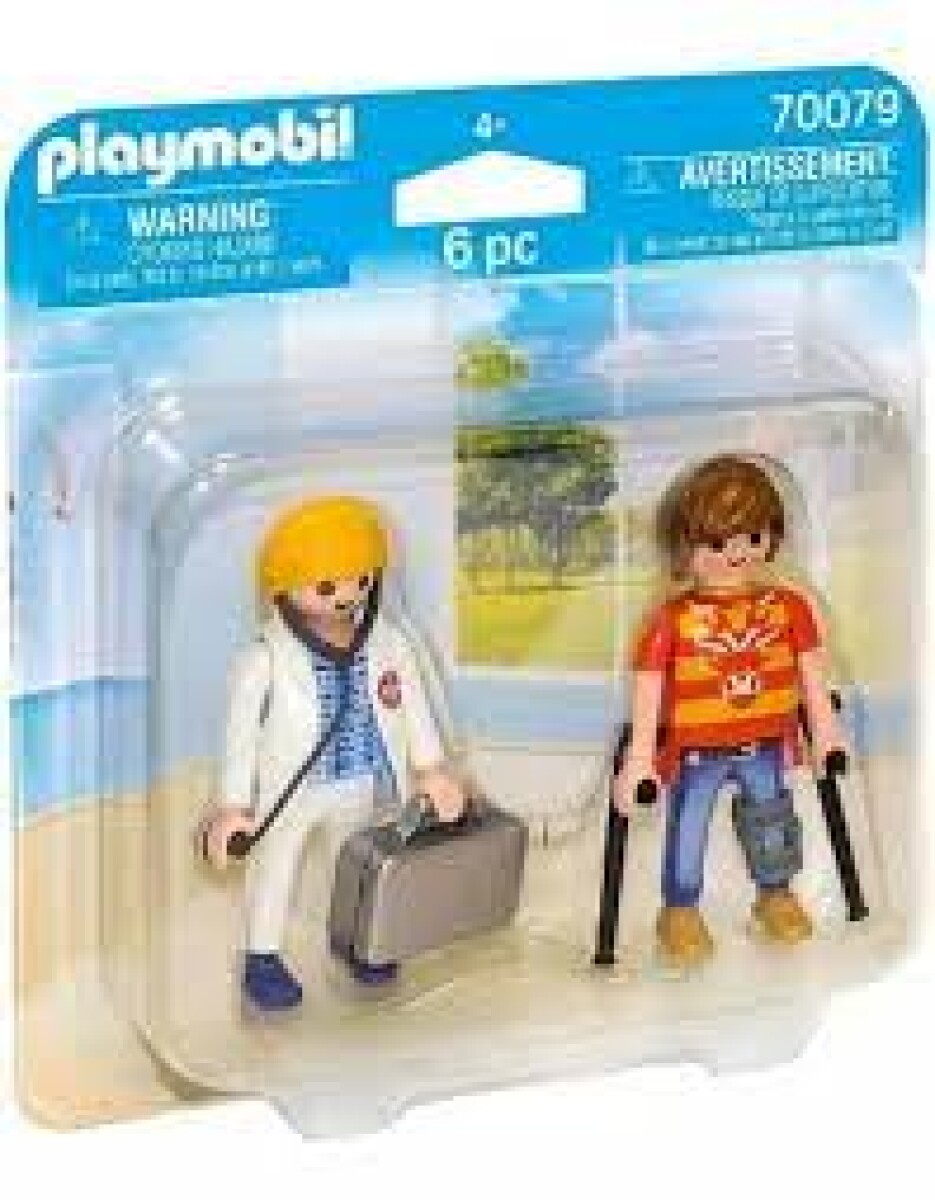 Playmobil Duo Pack Doctora Y Paciente 70079 