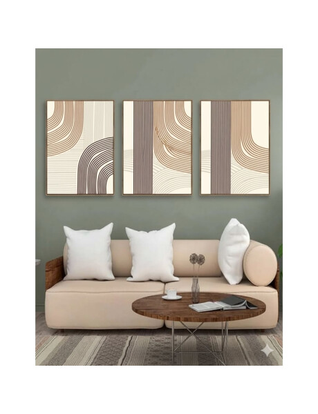 CUADRO CANVAS 30x40cm MARCO LINEAS 1 CUADRO CANVAS 30x40cm MARCO LINEAS 1