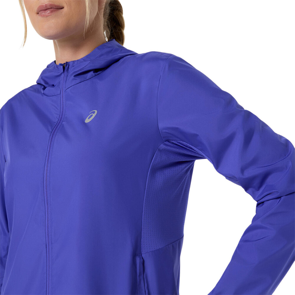 Casaca Running Silver Mujer Cobalt Burst