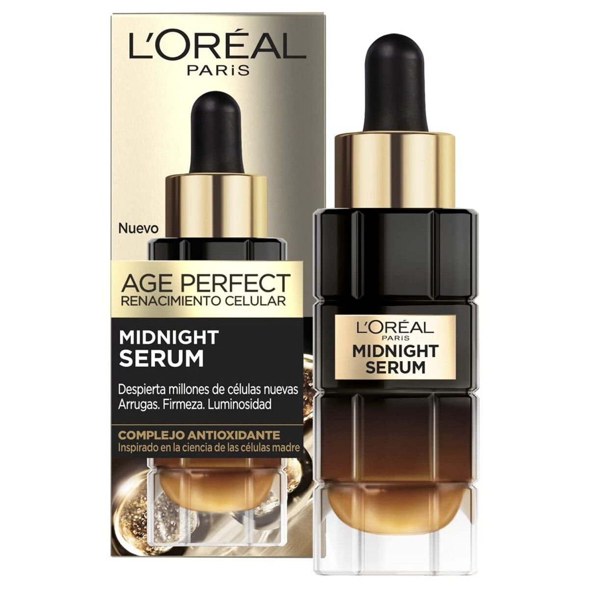 Sérum de noche L'Oréal Age Perfect Midnight renovación celular 