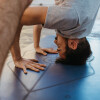 Yoga Mat Sukha Superior Con Alineación 3mm Azul Marino
