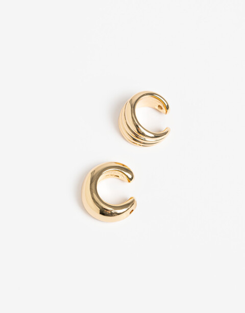 Aros Sets Metal Set De Earcuffs De Metal - Dorado