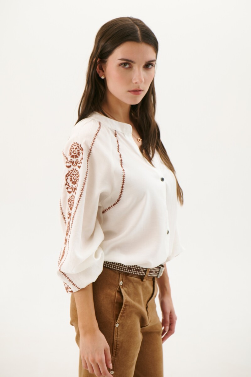 CAMISA INDI BLANCO