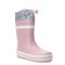 Botas de Lluvia Infantiles Croco Kids MILDEN con puño de nylon Rosado