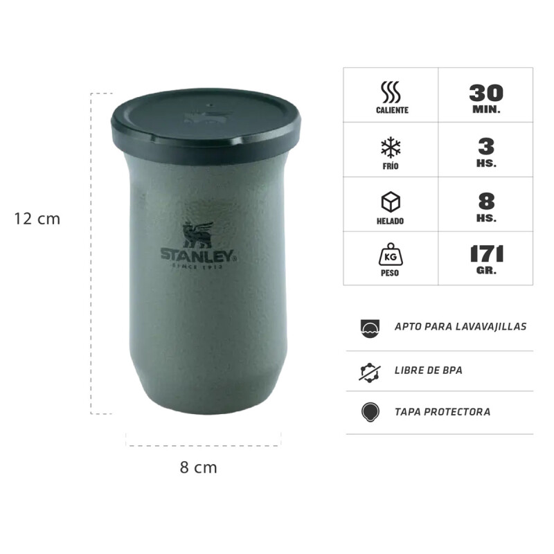 Mate Terere Clasico Stanley 200ml Color Verde Mate Terere Clasico Stanley 200ml Color Verde