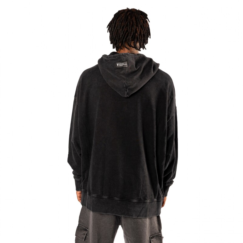 Abrigo Tiffosi Canguro Wash de Hombre Negro