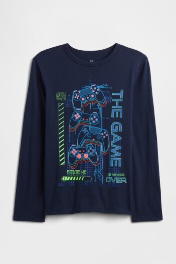 Remera Gráfico Niño Tapestry Navy