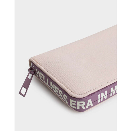 Billetera Fichero Negro Rosa Viejo