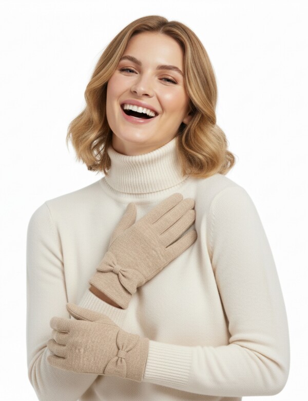 Guantes Moña TOSTADO