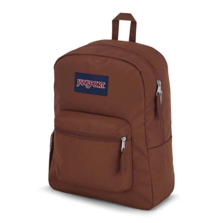 Mochila Escolar Jansport Cross Town Original Unisex Urbana Basic Brown