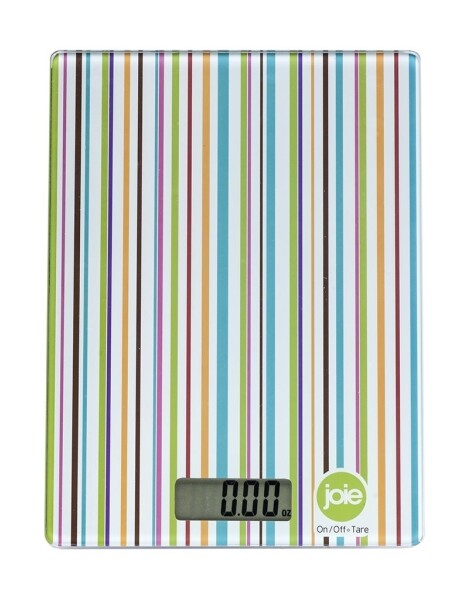 BALANZA DE COCINA DIGITAL A RAYAS JOIE BALANZA DE COCINA DIGITAL A RAYAS JOIE