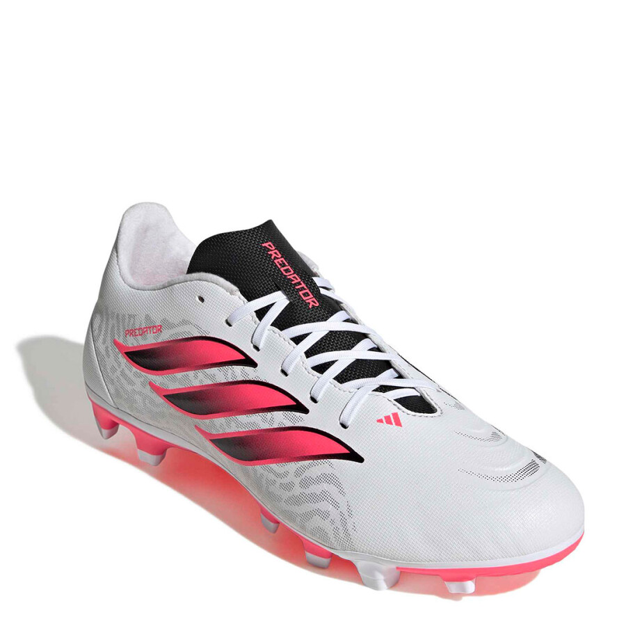 Championes Unisex Adidas Predator Club Fg/Mg Blanco - Rosado