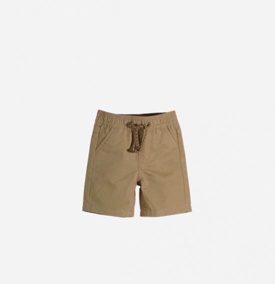 Short de bebé con botamanga KHAKI