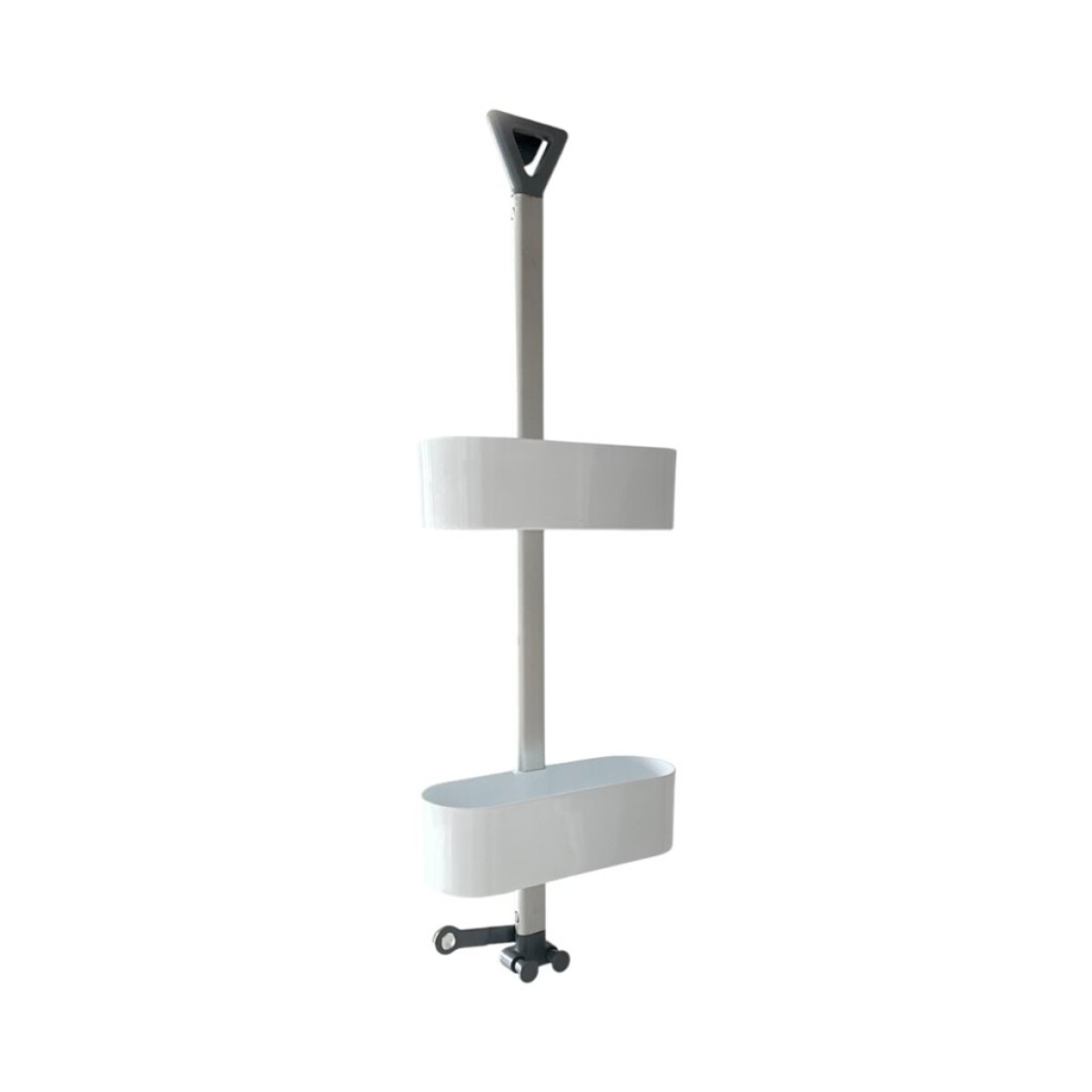 ESTANTE DE BAÑO AJUSTABLE EN ALTURA H.70CM BLANCO 