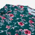 Blusa manga corta VERDE PETROLEO